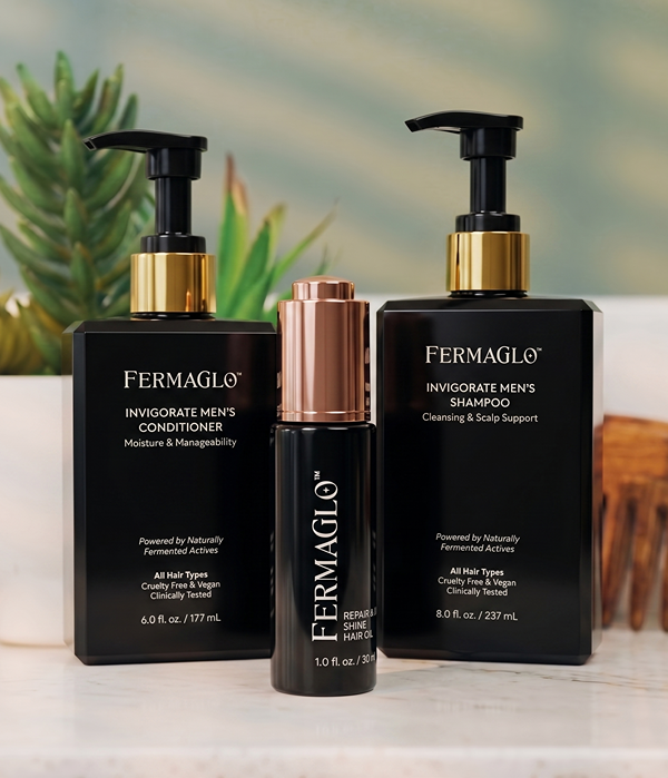 Glo Trio Invigorate Men’s Bundle with Oil